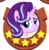 Size: 224x228 | Tagged: safe, imported from derpibooru, starlight glimmer, pony, unicorn, bust, female, game, gameloft, portrait, solo, stars