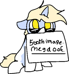 Size: 356x380 | Tagged: safe, artist:nootaz, imported from derpibooru, oc, oc only, oc:nootaz, meta, sign, simple background, solo, sunglasses, transparent background