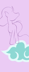 Size: 745x1800 | Tagged: safe, artist:flutterluv, imported from derpibooru, part of a set, mistmane, pony, unicorn, countdown, countdown to season 8, cutie mark background, female, minimalist, modern art, silhouette, solo