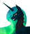 Size: 850x975 | Tagged: safe, alternate version, artist:perlen, imported from derpibooru, oc, oc only, oc:princess perlen, alicorn, pony, alicorn oc, collar, fangs, female, green eyes, grin, mare, neck corset, posture collar, simple background, smiling, solo, transparent background