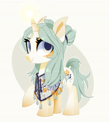 Size: 4800x5396 | Tagged: safe, artist:sorasku, imported from derpibooru, oc, oc only, pony, unicorn, absurd resolution, clothes, female, magic, mare, solo