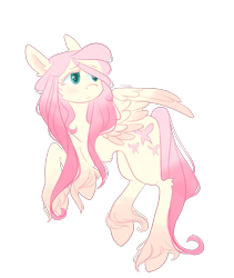 Size: 1000x1183 | Tagged: safe, artist:samanthakat, imported from derpibooru, fluttershy, pegasus, pony, female, head turn, looking away, mare, simple background, solo, spread wings, stray strand, transparent background, turned head, unshorn fetlocks, wings