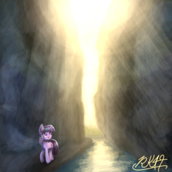 Size: 768x768 | Tagged: safe, artist:phoenixrk49, imported from derpibooru, twilight sparkle, pony, unicorn, female, mare, river, solo