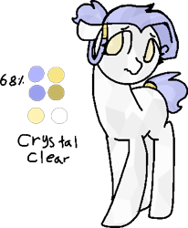 Size: 349x423 | Tagged: safe, artist:nootaz, imported from derpibooru, oc, oc:crystal clear, crystal pony, reference sheet, simple background, transparent background