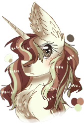 Size: 714x1054 | Tagged: safe, artist:6-fingers-lover, imported from derpibooru, oc, oc only, pony, unicorn, bust, chest fluff, female, magical lesbian spawn, mare, offspring, parent:sunset shimmer, parent:wallflower blush, portrait, simple background, solo, transparent background