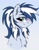 Size: 930x1200 | Tagged: artist needed, safe, imported from derpibooru, oc, oc only, oc:maxi, pony, blushing, bust, cute, female, fluffy, mare, ponytail, portrait, solo