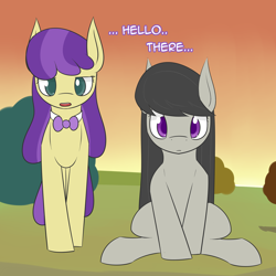 Size: 1280x1280 | Tagged: safe, artist:erthilo, imported from derpibooru, octavia melody, symphony, pony, ask octavia, ask, tumblr