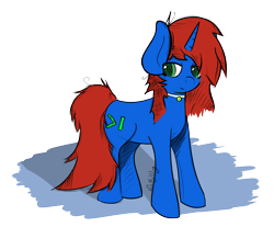 Size: 3888x3222 | Tagged: safe, artist:notmywing, deleted from derpibooru, imported from derpibooru, oc, oc only, oc:cyberpon3, unicorn, male, simple background, solo, stallion, standing, transparent background