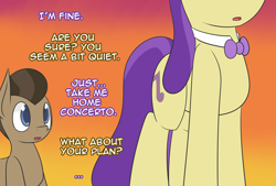 Size: 1280x864 | Tagged: safe, artist:erthilo, imported from derpibooru, concerto, symphony, pony, ask octavia, ask, male, stallion, tumblr