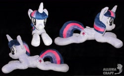 Size: 5300x3264 | Tagged: safe, artist:allunacraft, imported from derpibooru, twilight sparkle, alicorn, pony, high res, irl, photo, plushie, prone, solo, twilight sparkle (alicorn)