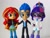 Size: 1440x1080 | Tagged: safe, artist:whatthehell!?, imported from derpibooru, flash sentry, sci-twi, sunset shimmer, twilight sparkle, equestria girls, boots, clothes, doll, dress, equestria girls minis, female, flashimmer, flashlight, irl, jacket, male, pair, pencil, photo, sciflash, sciflashimmer, sciflashshimmer, shipping, shoes, straight, toy, tuxedo