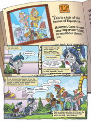 Size: 768x1024 | Tagged: safe, artist:tonyfleecs, idw, imported from derpibooru, flash magnus, meadowbrook, mistmane, rockhoof, somnambula, star swirl the bearded, stygian, earth pony, pegasus, pony, unicorn, legends of magic, spoiler:comic, spoiler:comiclom12, canterlot, canterlot gardens, curved horn, female, male, mare, official comic, pillars of equestria, preview, stallion