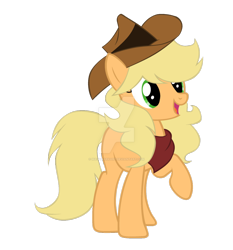 Size: 1024x1097 | Tagged: safe, artist:magicdarkart, imported from derpibooru, oc, oc only, earth pony, pony, base used, female, hat, mare, simple background, solo, transparent background, watermark