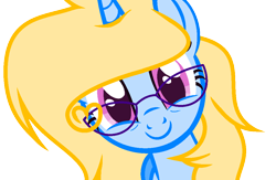 Size: 1056x688 | Tagged: safe, artist:diamond-chiva, deleted from derpibooru, imported from derpibooru, oc, oc:love shield twinkle, pony, unicorn, bust, female, glasses, mare, portrait, simple background, solo, transparent background