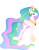 Size: 3000x3867 | Tagged: safe, artist:cloudy glow, artist:cloudyglow, imported from derpibooru, princess celestia, alicorn, pony, a royal problem, annoyed, female, mare, simple background, solo, transparent background, vector