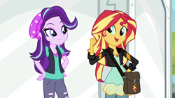 Size: 1280x720 | Tagged: safe, imported from derpibooru, screencap, starlight glimmer, sunset shimmer, equestria girls, mirror magic, spoiler:eqg specials, geode of empathy