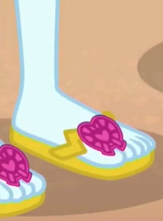 Size: 452x615 | Tagged: safe, imported from derpibooru, screencap, rainbow dash, equestria girls, equestria girls series, lost and found, cropped, feet, flip-flops, foot focus, legs, pictures of legs, sandals