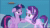 Size: 1280x720 | Tagged: safe, edit, edited screencap, imported from derpibooru, screencap, starlight glimmer, twilight sparkle, twilight sparkle (alicorn), alicorn, school daze, animated, book, eea rulebook, female, meme, sound, water, webm