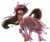 Size: 3937x3287 | Tagged: safe, artist:zen-ex, imported from derpibooru, oc, oc only, oc:ibath, alicorn, pony, alicorn oc, female, flower, flower in hair, high res, mare, simple background, solo, transparent background