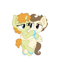 Size: 4331x5006 | Tagged: safe, anonymous artist, imported from derpibooru, pound cake, pumpkin cake, pegasus, pony, unicorn, absurd resolution, babycon, brother and sister, cakecest, caketwincest, colt, cuddling, female, fetish, filly, foal, hoof fetish, hoof polish, hoof sucking, hug, incest, looking at each other, male, nail polish, shipping, simple background, smiling, smiling at each other, straight, transparent background, twincest