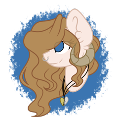 Size: 1024x1081 | Tagged: safe, artist:mintoria, imported from derpibooru, oc, oc only, pony, bust, female, horns, mare, portrait, simple background, solo, transparent background