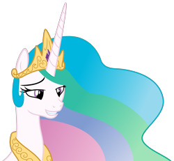 Size: 4263x3934 | Tagged: safe, artist:sketchmcreations, imported from derpibooru, princess celestia, pony, school daze, simple background, smiling, solo, transparent background, vector
