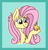 Size: 500x523 | Tagged: safe, artist:pink-pone, imported from derpibooru, fluttershy, bird, pony, bust, chick, female, portrait, solo