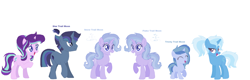 Size: 2168x690 | Tagged: safe, artist:1313jaysong1313, imported from derpibooru, starlight glimmer, trixie, family, female, lesbian, magical lesbian spawn, offspring, parent:starlight glimmer, parent:trixie, parents:startrix, shipping, startrix