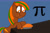 Size: 3144x2106 | Tagged: safe, artist:sb1991, imported from derpibooru, oc, oc:carrot root, pony, carrot, challenge, crumbs, eating, equestria amino, food, herbivore, pi day, pie, symbol