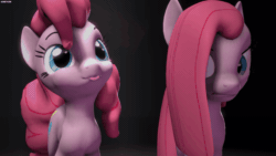 Size: 640x360 | Tagged: safe, artist:fishimira, imported from derpibooru, pinkie pie, earth pony, pony, 3d, abuse, animated, butt jiggle, cycle of abuse, depressing, female, funny, funny as hell, headbob, loop, mare, multeity, perfect loop, pinkamena diane pie, pinkiebuse, punch, self abuse, self ponidox, source filmmaker, tongue out