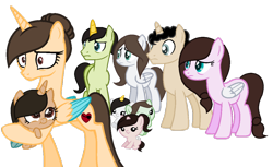 Size: 1024x628 | Tagged: safe, artist:cindydreamlight, artist:cindystarlight, imported from derpibooru, oc, oc only, oc:lele glimmer, alicorn, pony, unicorn, baby, baby pony, female, filly, male, mare, simple background, stallion, transparent background