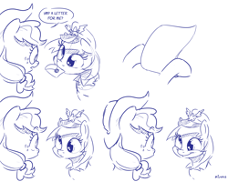 Size: 5000x4000 | Tagged: safe, artist:dilarus, deleted from derpibooru, imported from derpibooru, applejack, derpy hooves, pegasus, pony, comic, female, happy, letter, mailmare, mare, meme template, monochrome, mouth hold, signature, simple background, smiling, white background