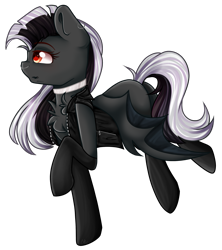 Size: 2127x2396 | Tagged: safe, artist:sketchyhowl, imported from derpibooru, oc, oc only, bat pony, pony, clothes, female, high res, mare, simple background, solo, transparent background