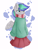 Size: 3000x4000 | Tagged: safe, artist:lionbun, artist:littledreamycat, imported from derpibooru, oc, oc only, oc:storm feather, anthro, pegasus, clothes, crossdressing, cute, male, pleated skirt, scarf, skirt, solo, stallion