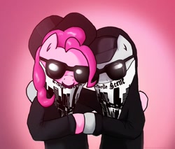 Size: 968x826 | Tagged: safe, artist:makc-hunter, imported from derpibooru, pinkie pie, bandana, charlie scene, crossover, hollywood undead, sunglasses