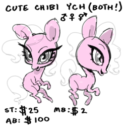 Size: 3000x3000 | Tagged: safe, artist:bitchiie, imported from derpibooru, chibi, commission, your character here