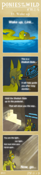 Size: 801x3409 | Tagged: safe, artist:sunnytp, deleted from derpibooru, imported from derpibooru, pegasus, pony, comic, link, male, ponies of the wild, ponified, sheikah slate, solo, stallion, the legend of zelda, the legend of zelda: breath of the wild