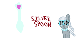 Size: 479x242 | Tagged: safe, artist:nightshadowmlp, imported from derpibooru, silver spoon, cutie mark, wallpaper