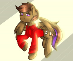 Size: 5300x4478 | Tagged: safe, artist:timkaa, artist:yuozka, imported from derpibooru, oc, oc only, pegasus, pony, absurd resolution, clothes, male, shirt, solo, stallion