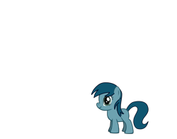 Size: 3320x2600 | Tagged: safe, anonymous artist, imported from derpibooru, ember (g1), earth pony, pony, pony creator, blank flank, female, filly, g1, g1 to g4, g4, generation leap, simple background, solo, transparent background