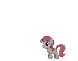 Size: 3320x2600 | Tagged: safe, anonymous artist, imported from derpibooru, ember (g1), earth pony, pony, pony creator, blank flank, female, filly, g1, g1 to g4, g4, generation leap, simple background, solo, transparent background