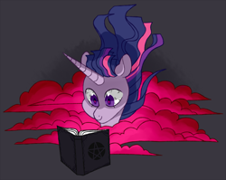 Size: 980x781 | Tagged: safe, artist:jellybeanbullet, imported from derpibooru, twilight sparkle, pony, unicorn, bloodshot eyes, corrupted, corrupted twilight sparkle, female, mare, solo, this will end in tears and/or death