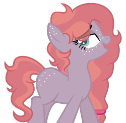 Size: 796x776 | Tagged: safe, artist:crystalponyart7669, imported from derpibooru, oc, oc only, oc:apple jewel, earth pony, pony, female, magical lesbian spawn, mare, offspring, parent:apple bloom, parent:diamond tiara, parents:diamondbloom, simple background, solo, transparent background