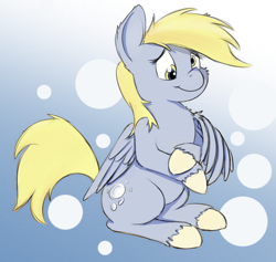 Size: 688x652 | Tagged: safe, artist:firenhooves, imported from derpibooru, derpy hooves, pegasus, pony, crossed arms, cute, derpabetes, female, solo, unshorn fetlocks