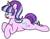 Size: 1076x830 | Tagged: safe, artist:/d/non, imported from derpibooru, starlight glimmer, pony, unicorn, female, lying down, prone, s5 starlight, solo, sploot, tongue out