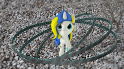 Size: 2560x1440 | Tagged: safe, artist:adorveya, imported from derpibooru, oc, oc only, oc:adorveya, pony, unicorn, 3d, female, mare, ring, solo