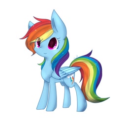 Size: 900x900 | Tagged: safe, artist:jisuppe, imported from derpibooru, rainbow dash, pegasus, pony, backwards cutie mark, cutie mark eyes, female, mare, simple background, smiling, solo, white background, wingding eyes