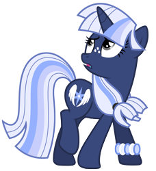 Size: 6229x6834 | Tagged: safe, artist:estories, imported from derpibooru, oc, oc only, oc:silverlay, original species, pony, unicorn, absurd resolution, female, mare, simple background, solo, transparent background, umbra pony, vector