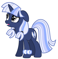 Size: 6466x6500 | Tagged: safe, artist:estories, imported from derpibooru, oc, oc only, oc:silverlay, original species, pony, unicorn, absurd resolution, female, mare, simple background, solo, transparent background, umbra pony, vector