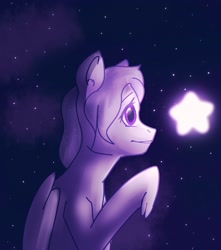 Size: 2300x2600 | Tagged: safe, artist:nastyapond, imported from derpibooru, oc, oc only, oc:starstorm slumber, pegasus, pony, female, night, solo, stars